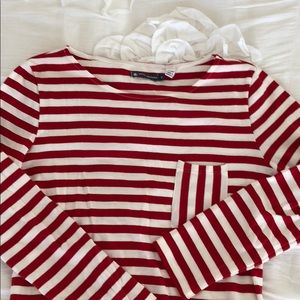 Petit bateau boatneck striped top